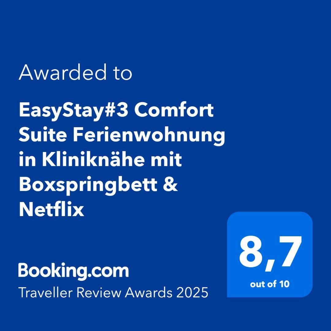Easystay#3 Comfort Suite Ferienwohnung In Kliniknaehe Mit Boxspringbett & Netflix Bad Oeynhausen Ngoại thất bức ảnh